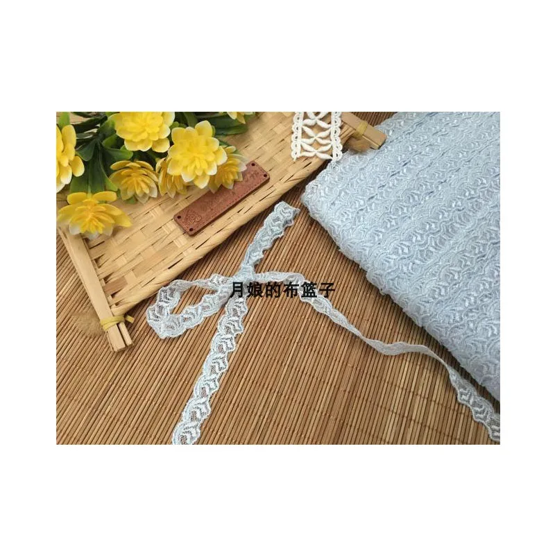 Светло голубая сетчатая хлопковая одежда с вышивкой кружевные аксессуары