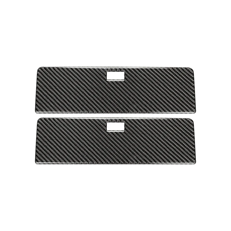 

for Nissan 350Z 2006-2009 Carbon Fiber Sticker Rear Storage Door Panel Sticker Back Glove Box Trim Cover Frame