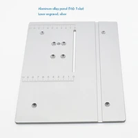 t60 aluminum router table insert plate 245 x 200x6mm made of aluminum alloy durable for table saw woodworking workbench