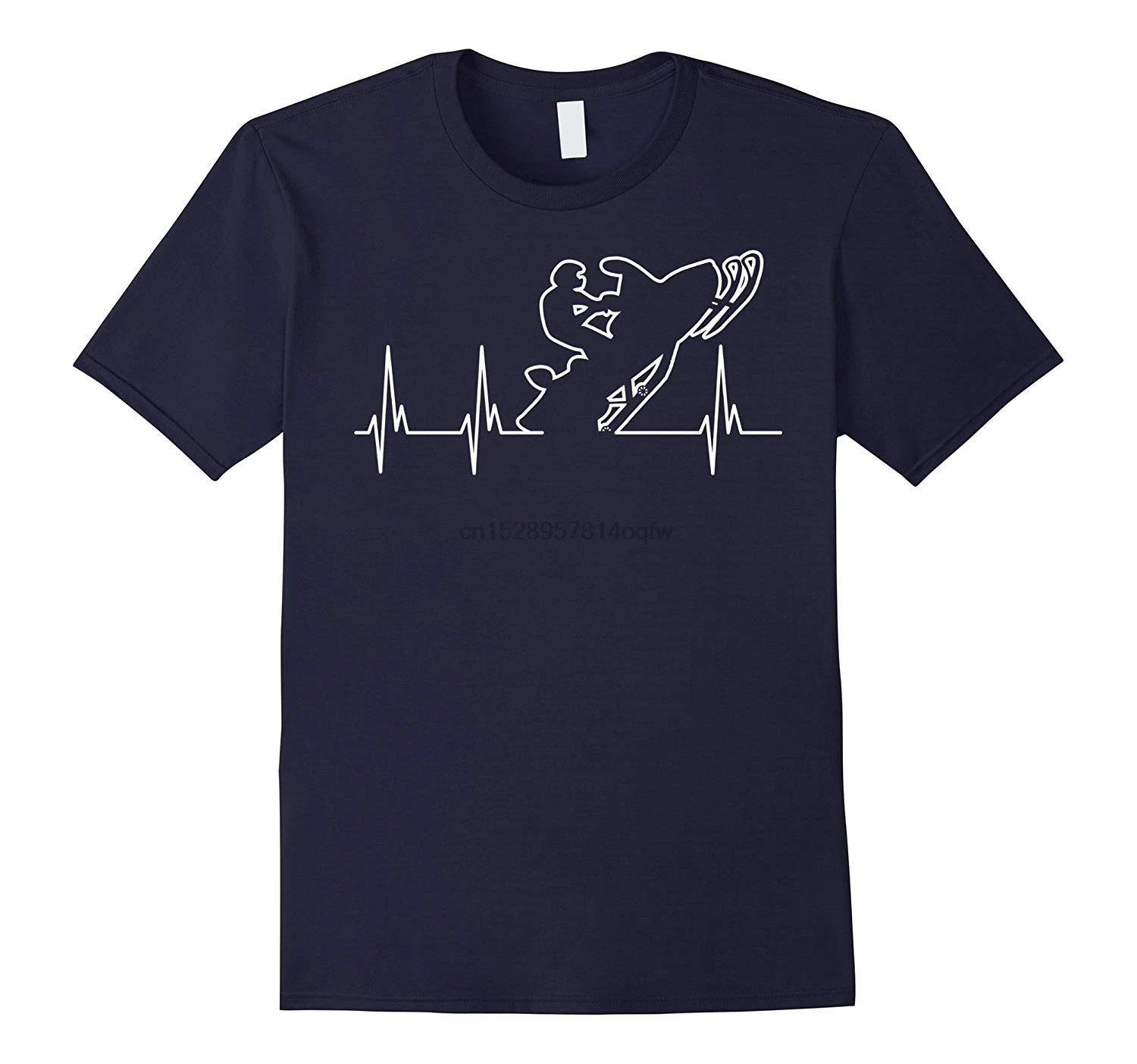 Мужская футболка Sled Heart Beat снегоход Футболка RT женские футболки|Мужские футболки|