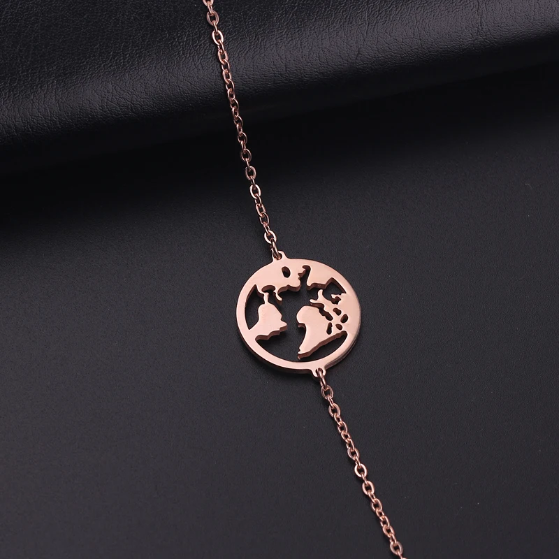 Браслеты с картой мира глобус национальное состояние браслеты полый браслет