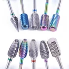 Твердосплавные вольфрамовые фрезы для ногтей, фрезерные резаки, инструменты для очистки кутикулы, буферы для маникюра