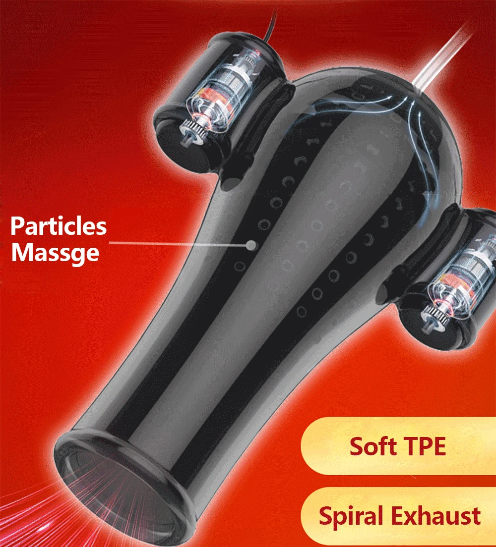 12 Скоростей Мужской Вибратор для члена вакуумный насос пенис Вибрационный