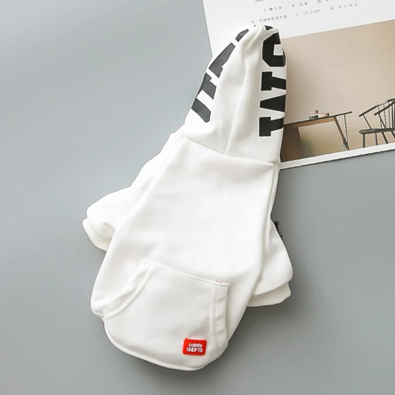 Для собак Толстовка с капюшоном Домашние животные одежда для Одежда Зима