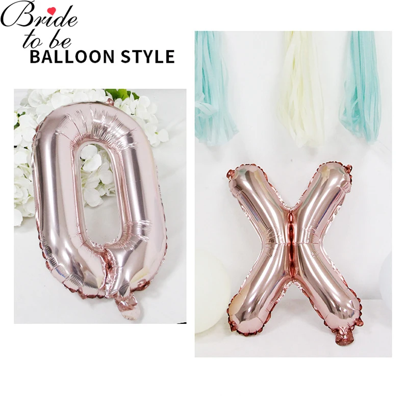 40 дюймов команда невесты To Be розовые золотые серебряные большие шары куриная