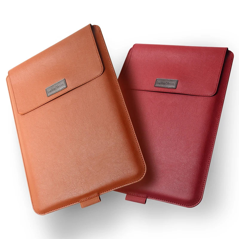

Universal PU Leather Laptop 11 12 13.3 15.6 Sleeve Bag with Stand Function for 2018 2017 2016 for MacBook Air/Pro/Retina