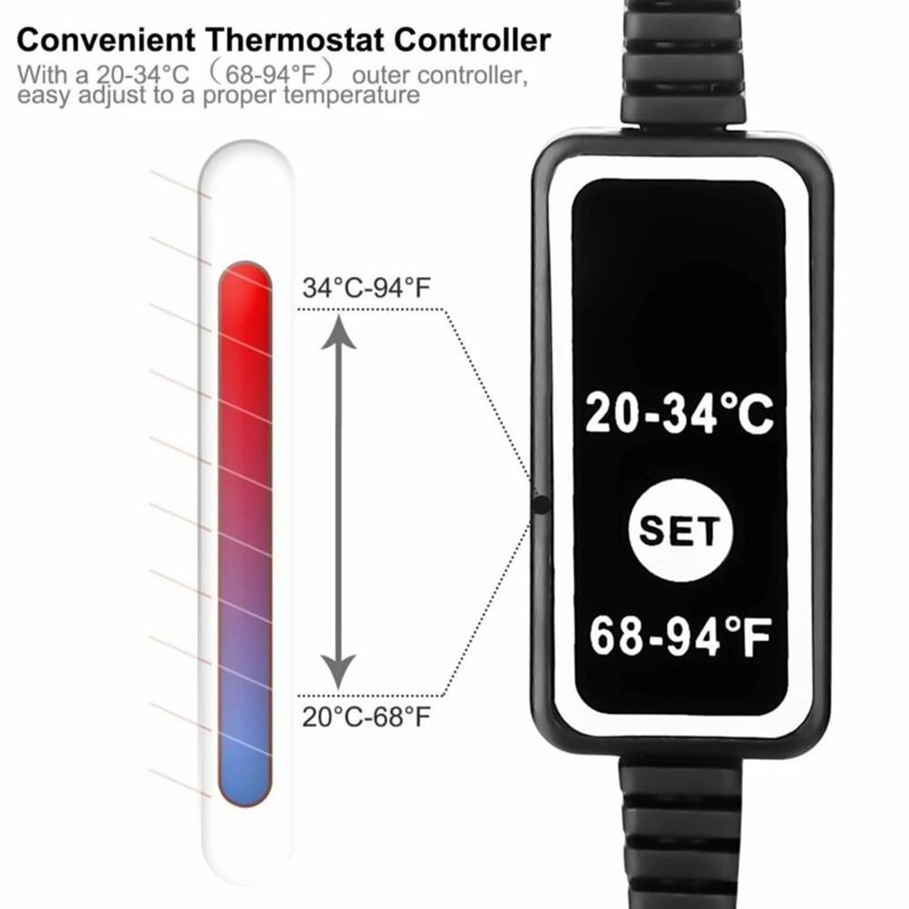 Подогреватель для аквариума Электрический нагревательные стержни Цифровой