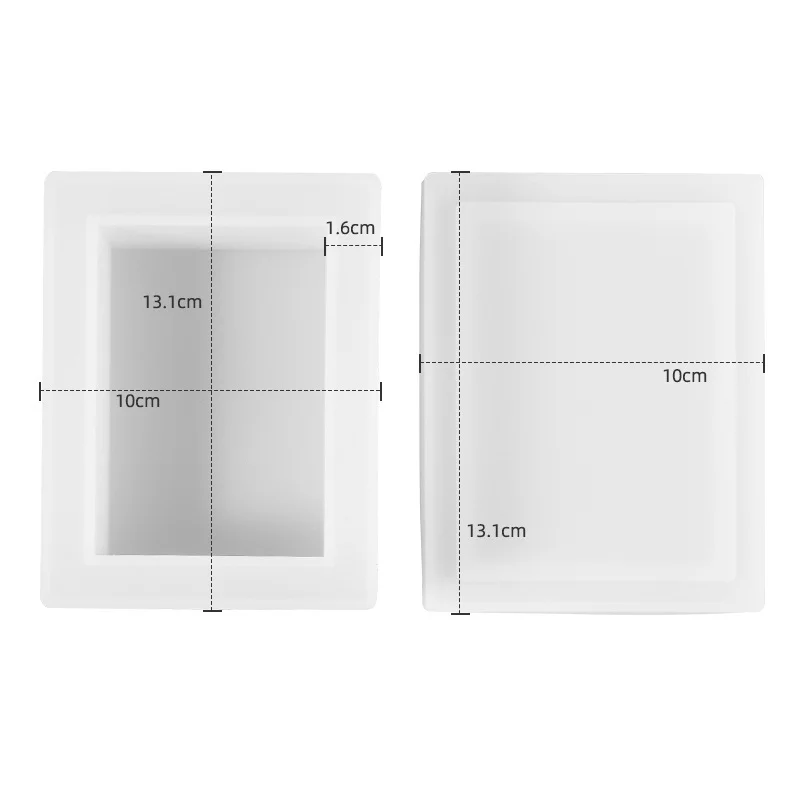 DIY Epoxy Resin Mold Silicone Rectangular Household Simple Perforated Tissue Box Molds | Украшения и аксессуары