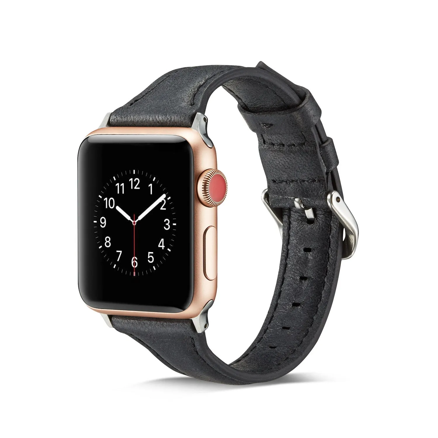Ремешок из натуральной кожи для часов Iphone Watch 4 44 42 мм I Watch браслеты 40 38 мм ремешки для умных часов для Apple Watch 3/2/1