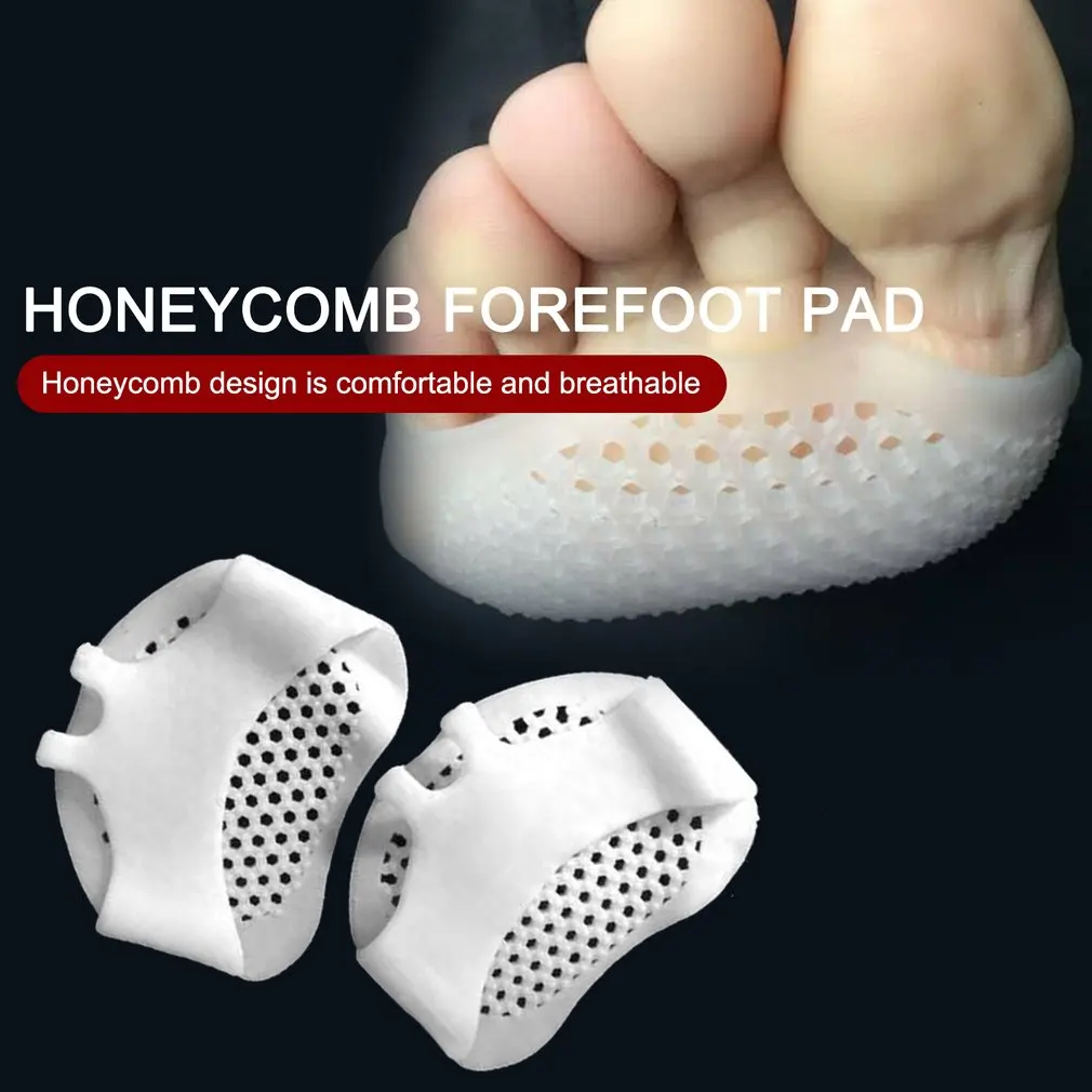 

Metatarsal Breathable Toe Separator High Heel Insole Gel Forefoot Pads Honeycomb Front Palm Pad Breathable Foot Pad