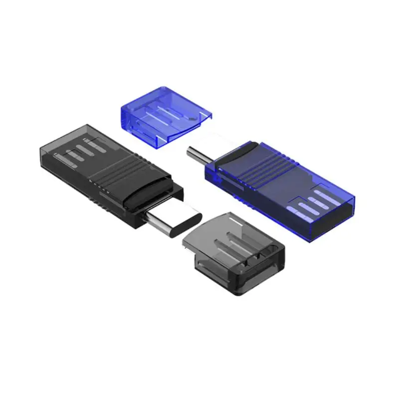 

2 в 1 устройство для чтения SD-карт USB C кардридер USB 2,0 TF/Mirco SD устройство для чтения смарт-карт памяти Type C OTG кардридер адаптер