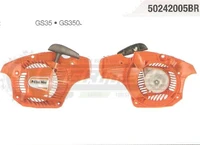 gs350 genuine recoil starter e start for oleo mac 935 gs35c gs350c 38 9cc chainsaws pulley spring cover rope grip emak 50242015r