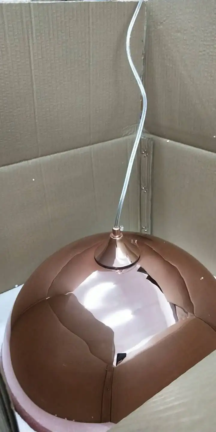 Современный подвесной светильник LukLoy освещение в виде стеклянных шаров медный