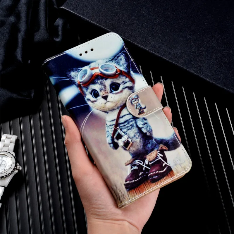 Для Xiaomi Redmi Note 9S 8T 8 Pro Чехол кожаный захлопывающийся Чехол-бумажник с подставкой