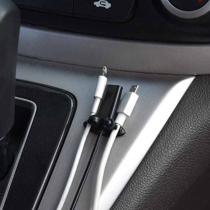 8 шт. автомобильный зажим для проводов фиксированный многофункциональный