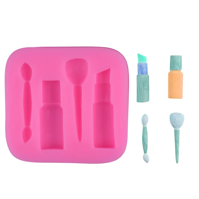 

Silicone Cake Mold 3D Lipstick Design Fondant Chocolate Mould DIY Soap Sugarcraft Baking Tray Cake Decorating Tool Cake Mold