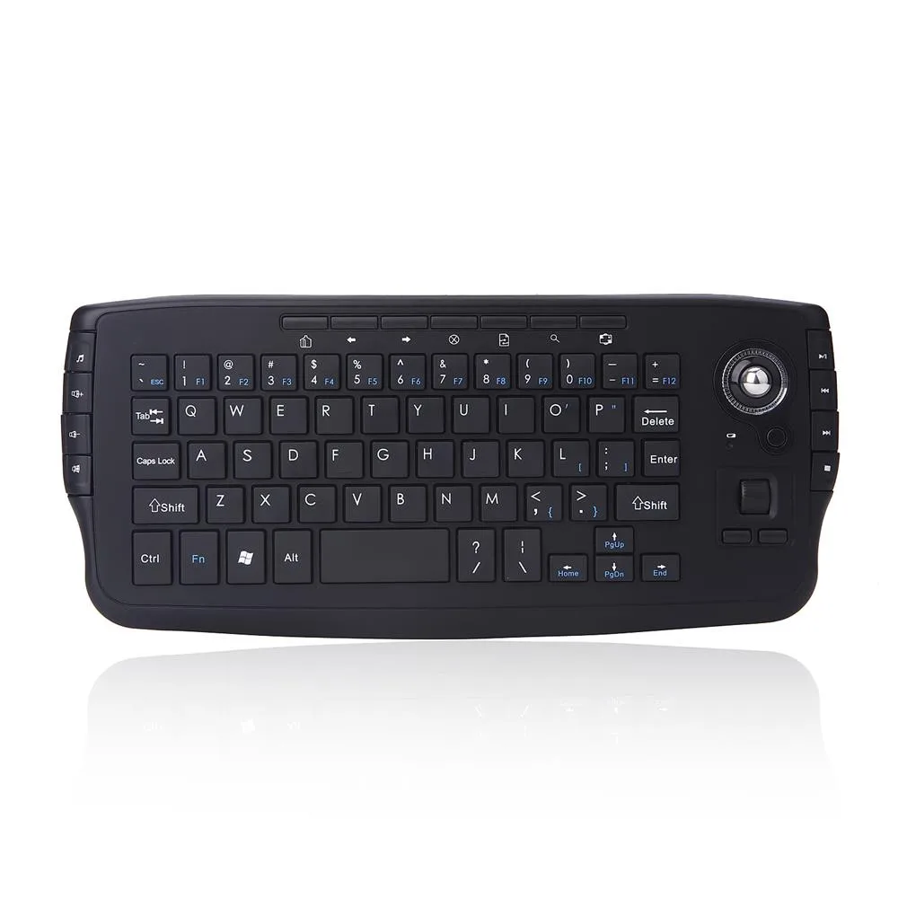 

Mini 2.4G Wilreless Keyboard Trackball Keyboard for Laptop PC Portable multi-function Trackball Air Mouse Wilreless Keypad