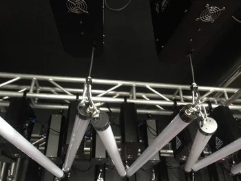 Китай завод красивые сценические эффекты проект dmx лебедка 1,5 м-12 м led кинетическое освещение треугольная труба