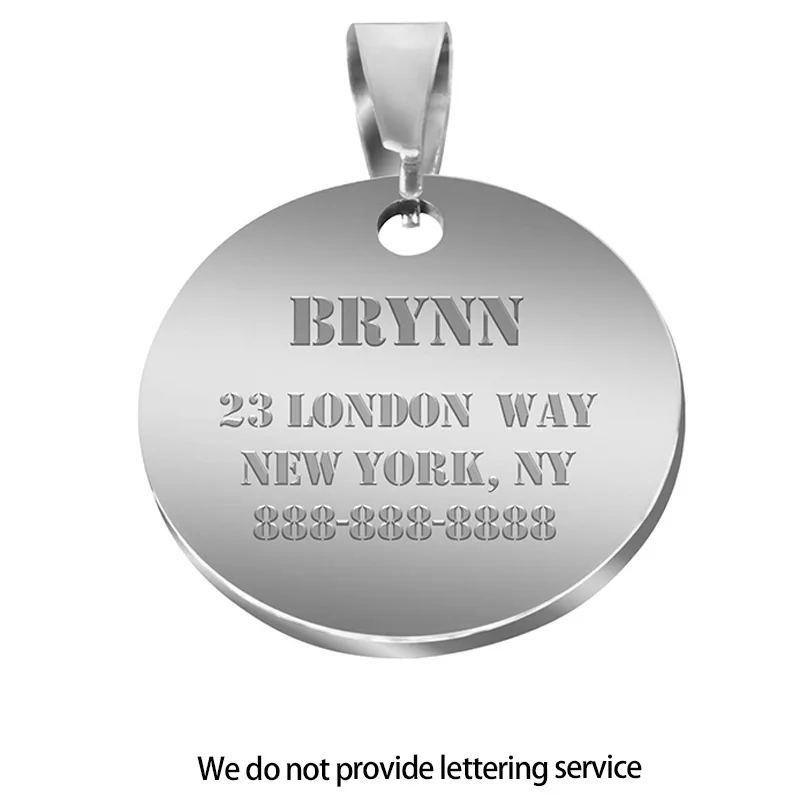 Бланки штамповки серебряные круглые металлические брелоки 20 пакет