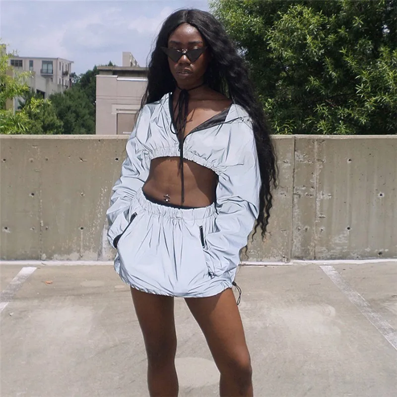 Светоотражающий Комплект из двух предметов Helisopus толстовка с капюшоном на молнии