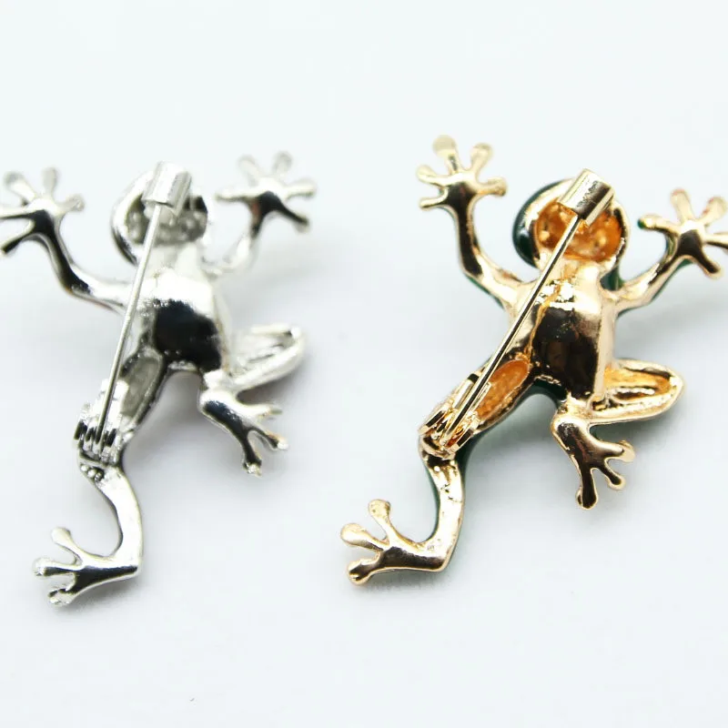 

Vintage Frog Brooch Imitation Pearls Pin Brooches Backpack Jeans Shirt Badge Brooches Jewelry Gifts For Girl Clothe Accessories
