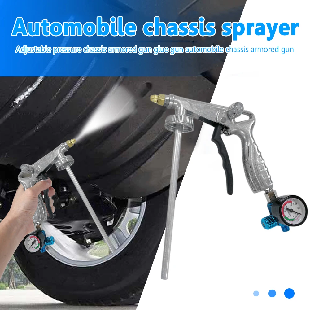 

Pro Airbrush Paint Chassis Undercoating Sprayer for Car Chassis Glue Aluminum Alloy Portable Spray for Vehicle