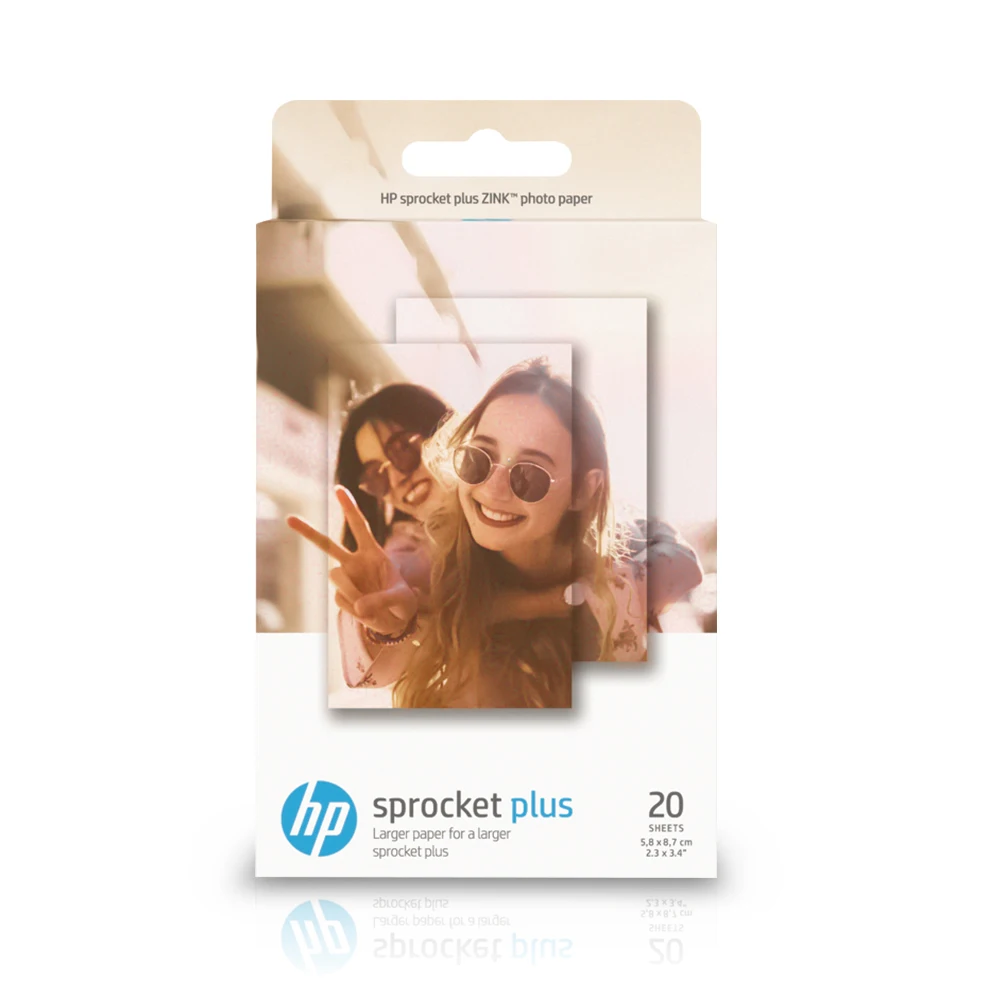Absoonic 2 Box ZINK фотобумага с липкой поддержкой совместима HP Sprocket Plus фотопринтер 3x3 4 Inch