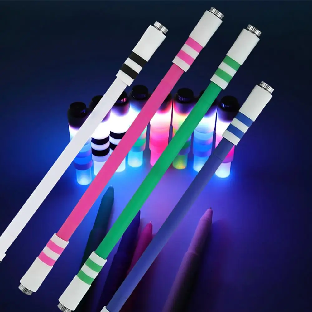 

Wear Resistant Nonslip Luminous Rotating Pen Stress Reliever Toy