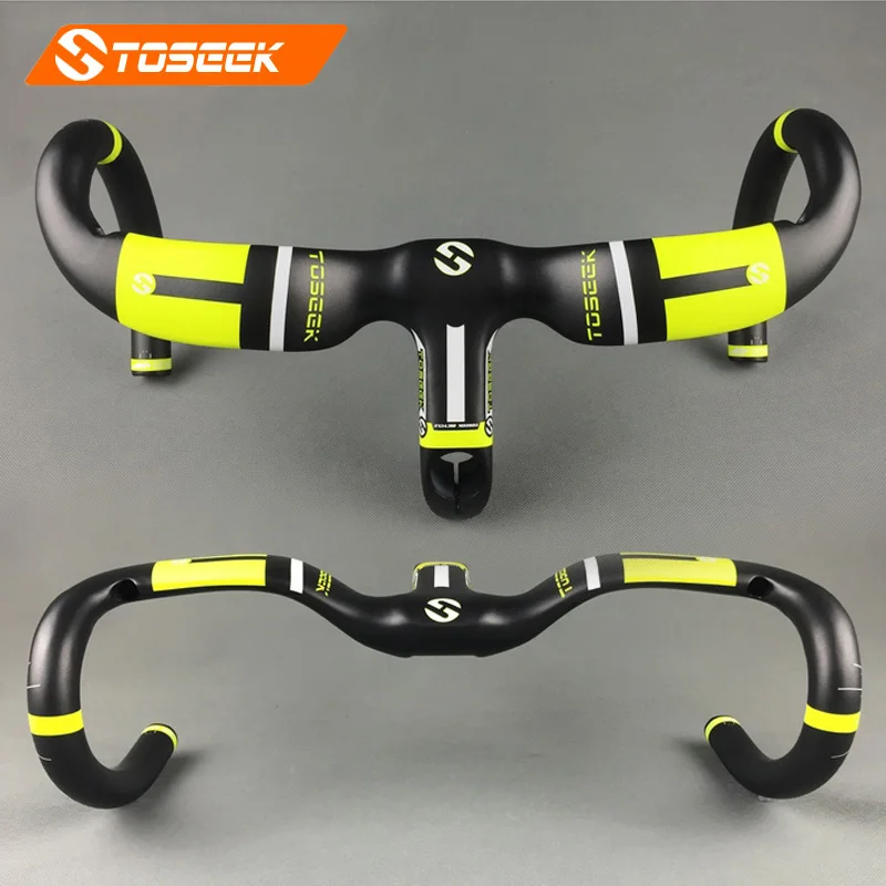 Новый стиль полностью углеродное волокно интегрированный руль для дорожного