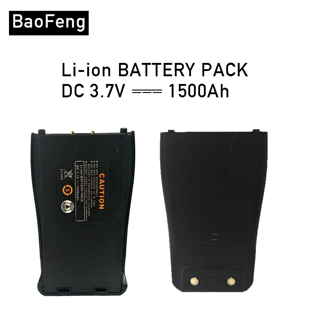 Оригинальная запасная батарея Baofeng 888S 1500 мАч 3 7 в для BF 777S BAOFENG 888 777 666|Запчасти и