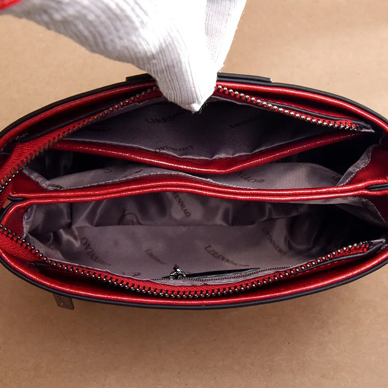 Женские сумки через плечо роскошные из твердой кожи дизайнерские брендовые