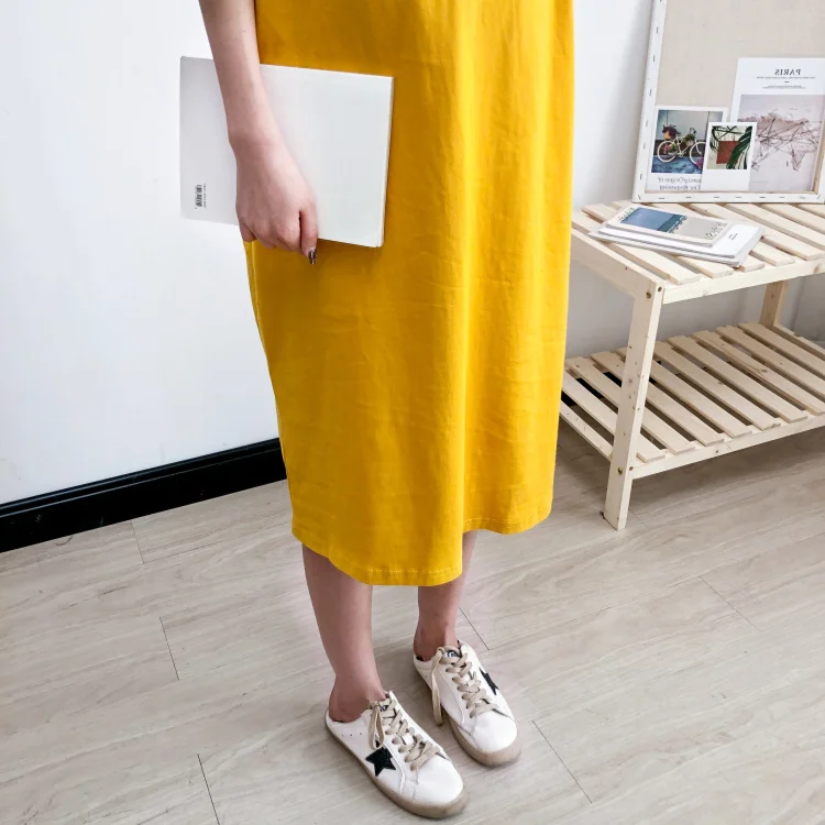 

V-neck Vest and Round Neck Fake Two Breastfeeding Dress Maternity Wear Women's Clothing Summer Pregnant Clothes