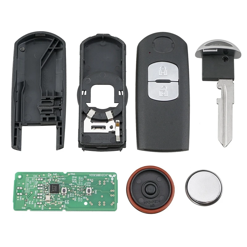 

Car Smart Remote Key 2 Button 433MHz ID49 Fit for MAZDA CX-3 Axela CX-5 SKE13E-01 SKE13E-02