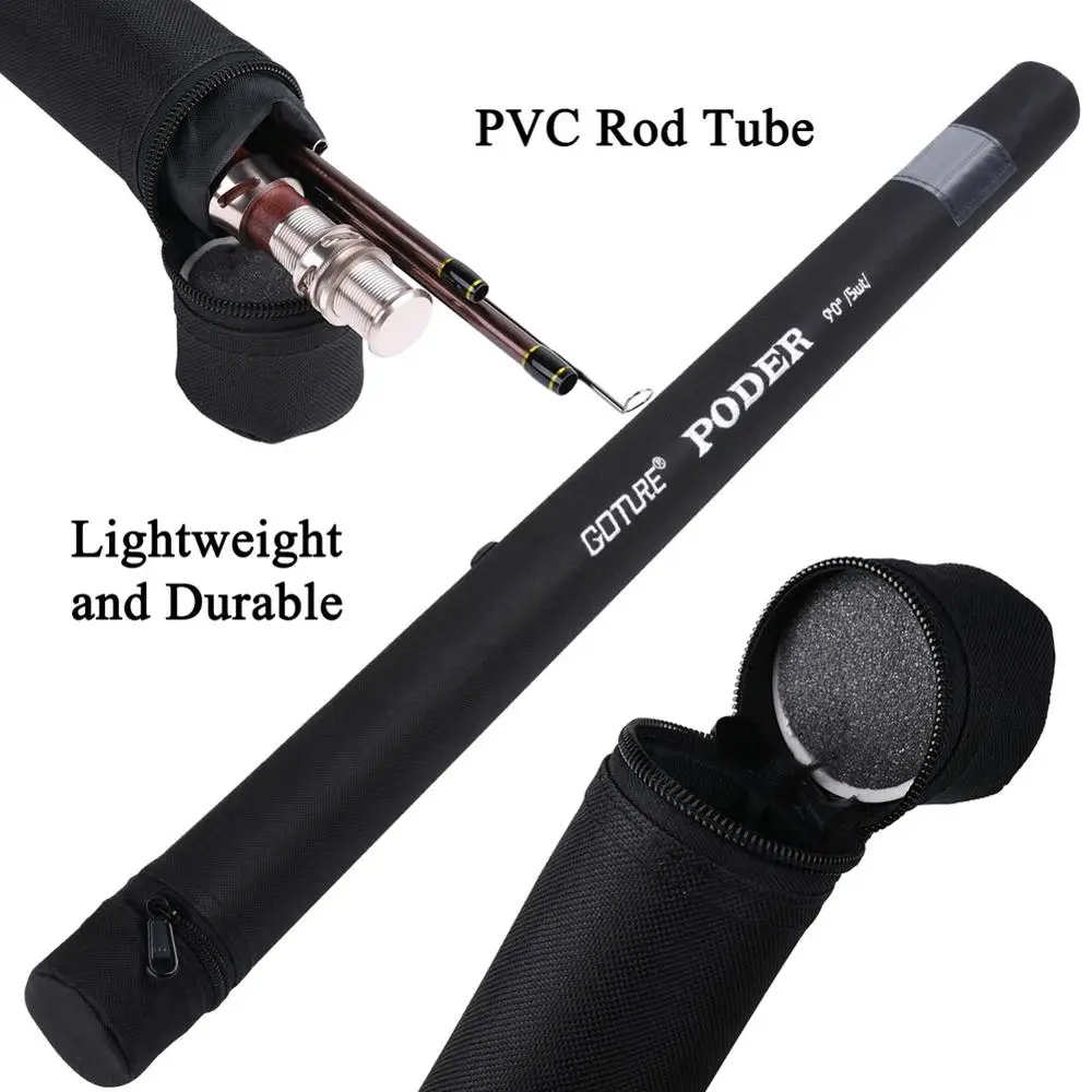 Goture PODER серия нахлыстом Удочка 2,7 м 30 т углеродное волокно муха Удочка M/MF Action 4wt/5wt/7wt/8wt с портативной трубкой для форели бас