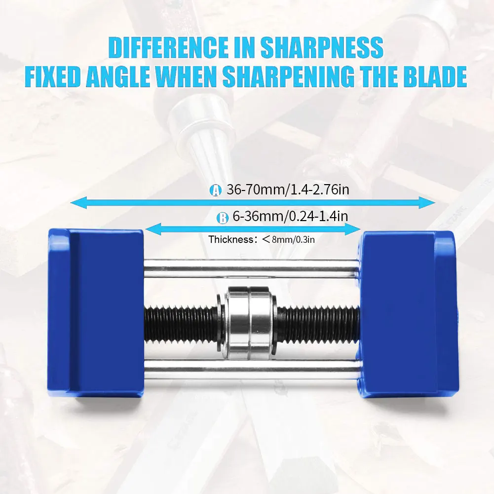 

Metal Jig Angle Sharpener Precision Honing Guide Adjustable Width Cork Planer Angle Chisel Sharpen Angle Chisel Edge Sharpening