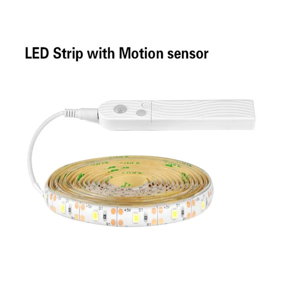 Светодиодный светильник для шкафа с датчиком движения под кроватью Ночной