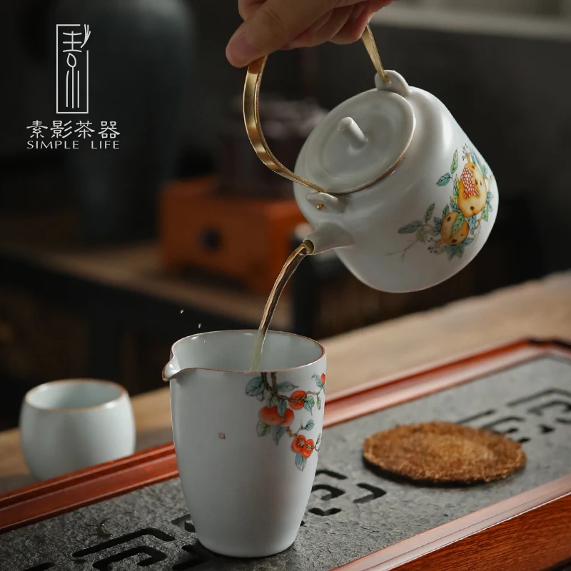Китайские керамические чайные горшки винтажные ручной работы Sencha высокой