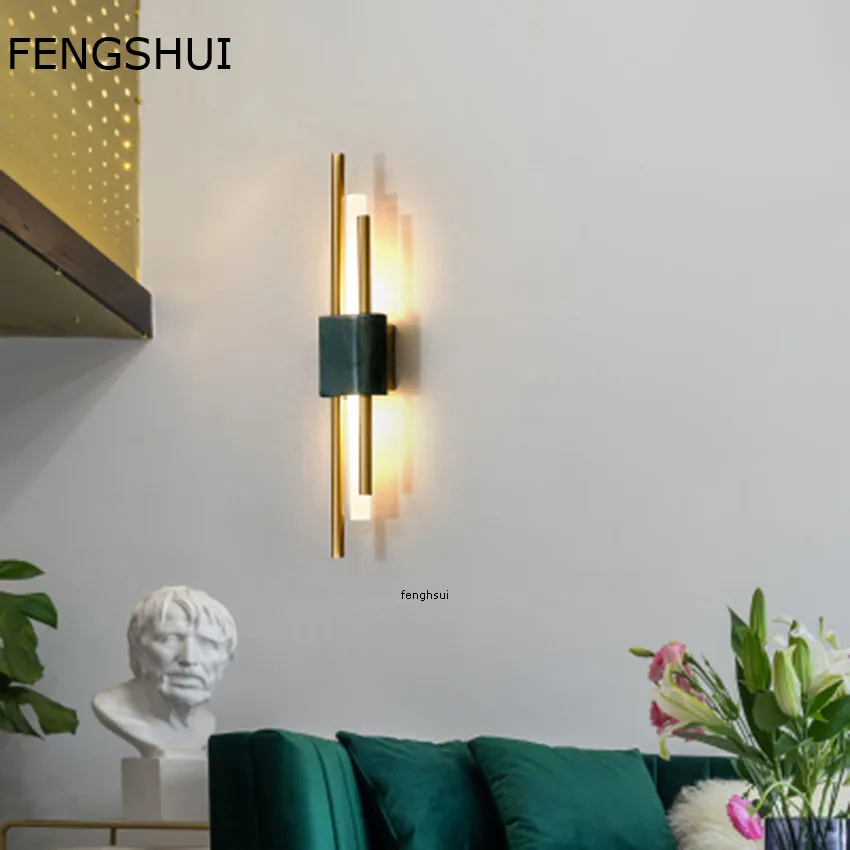 Скандинавский светильник роскошный прикроватный светодиодный настенный для