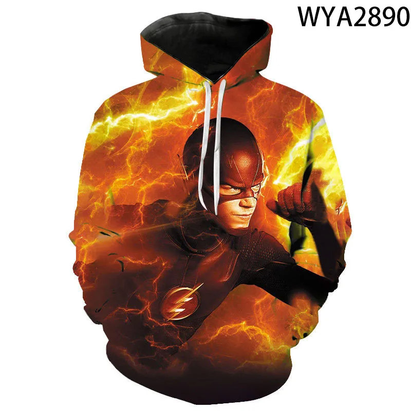 

New Men Women Children Hoodies Movie Flash 3D Printed Streetwear Fashion Pullover Boy Girl Kids Sweatshirts Hoody Coat