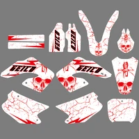 motocross team graphics decals stickers for honda cr125 cr125r cr250 cr250r 2000 2001 cr 125 250 125r 250r personality gift