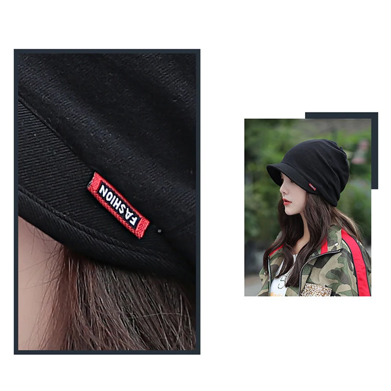 

Knitted Hat New Women's Autumn And Winter Haed Cap Fashion Solid Color Outdoor Windproof Keep Warm Thicken Knitted Hats TG0139