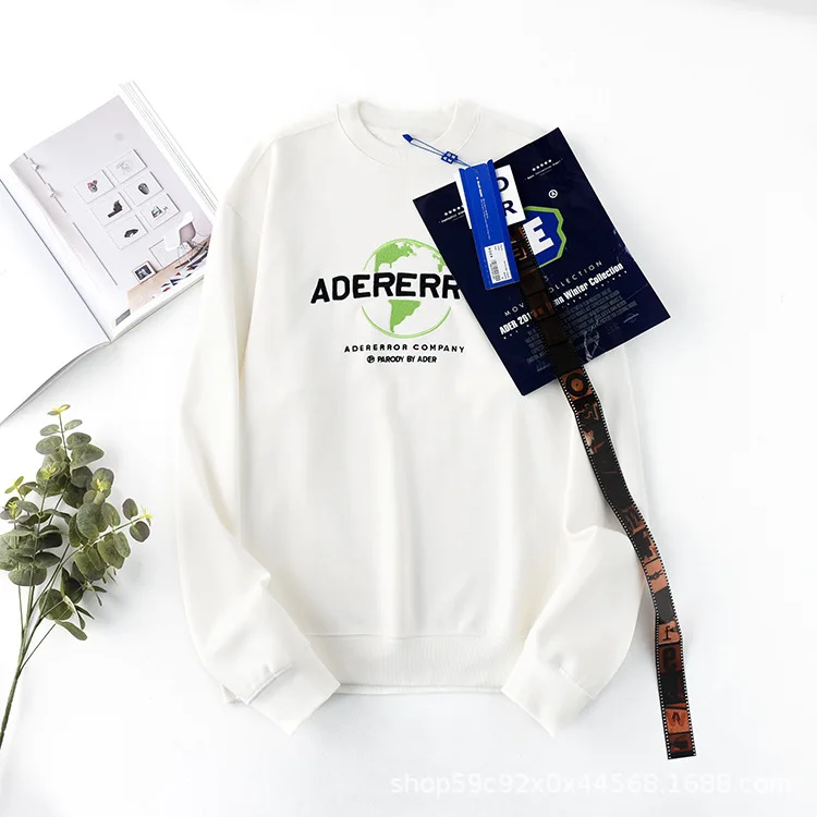 

Korean tide brand ader embroidered earth bodysuit Jiang Shuying star long sleeve medium length