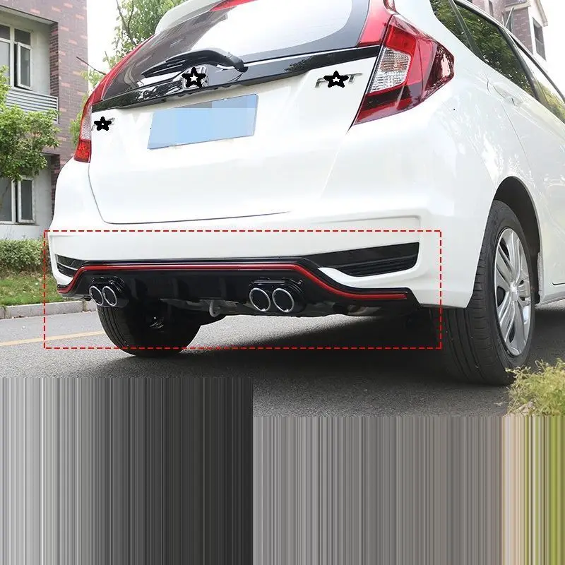 Automovil модифицированный Стайлинг молдинги модификация тюнинг передний автомобиль губы задний диффузор бамперы 14 15 16 18 для Honda Fit