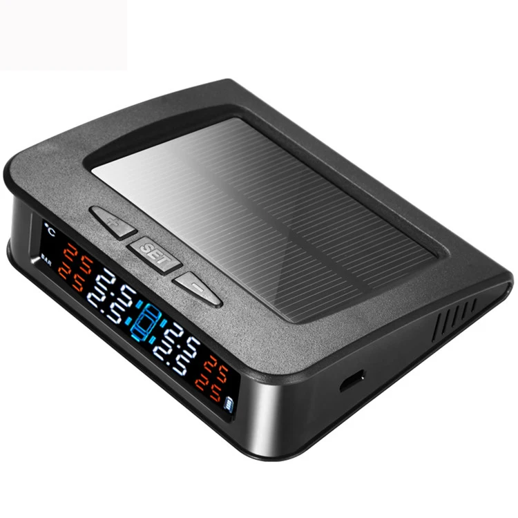 Умный автомобиль TPMS система мониторинга давления в шинах Солнечная USB голосовой