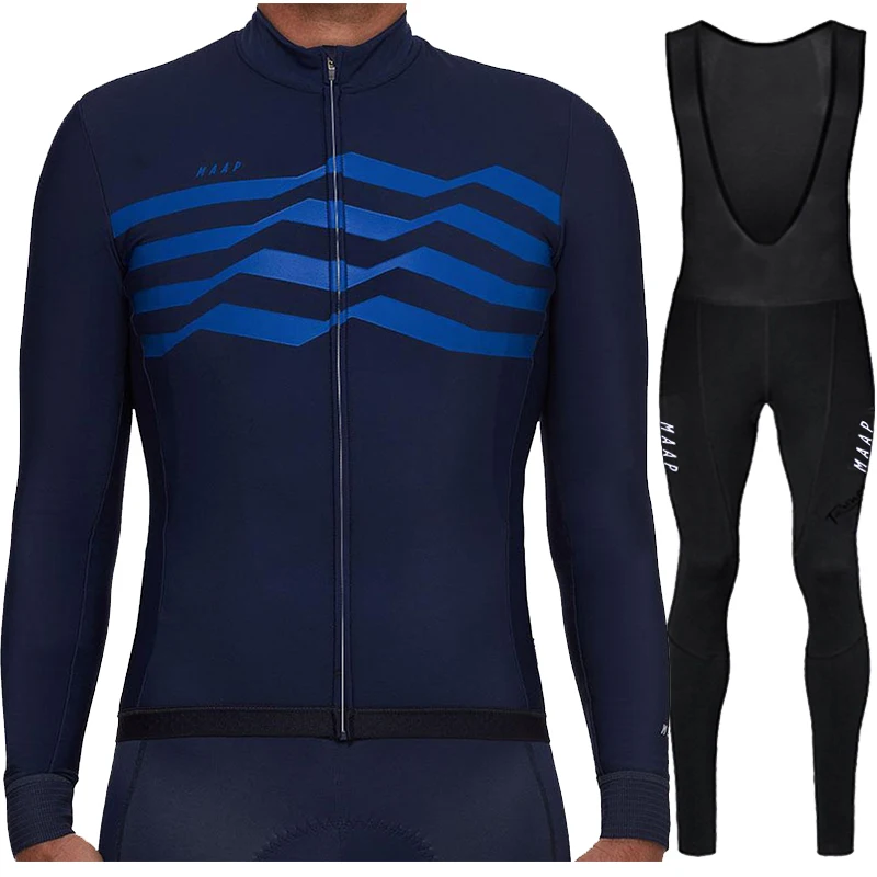 Invierno roupa ciclismo RUNCHITA зимний термальный длинный рукав Велоспорт Джерси Набор велосипедная зимняя велосипедная Одежда наборы ciclismo