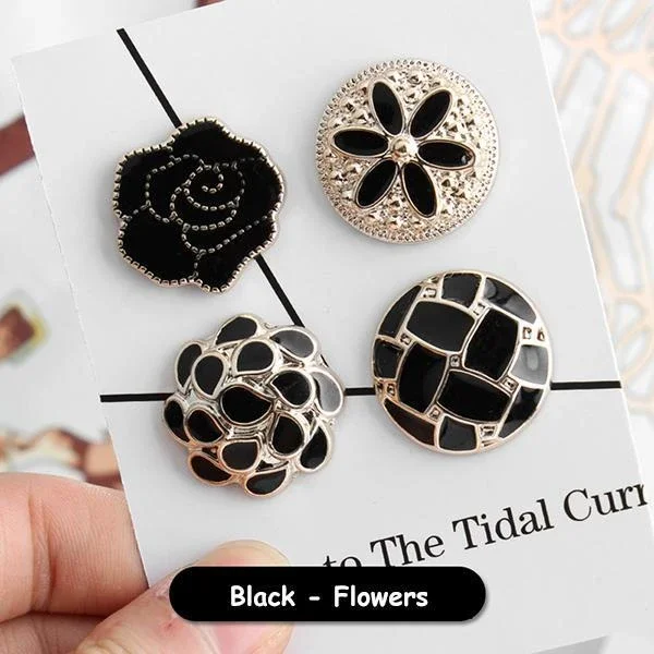 Кнопка для шитья пальто с кристаллами Металлическая пуговица свитера