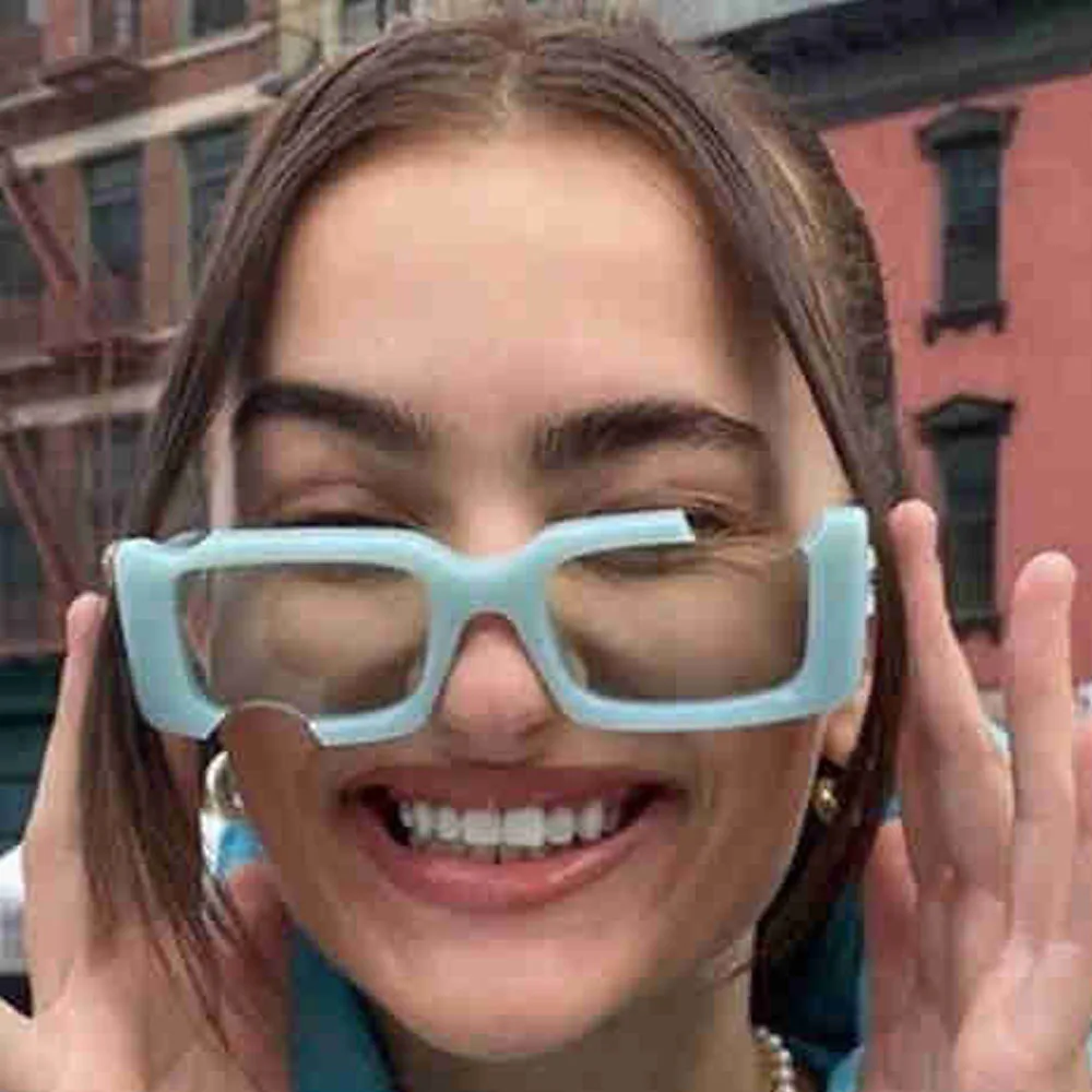 

Grohandel Mann Vintage Sonnenbrille Fr Mnner Mode Wei Sonnenbrille Blau Fr Frauen Sunglases Shades Retro Steampunk Wei Glser