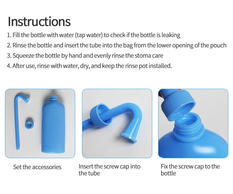 Ostomy Bag Flushing Pot Stool Bag Anus Bag Flushing Bottle Ostomy Bag Flushing Device Stoma Care Products Cleaning And Cleaning