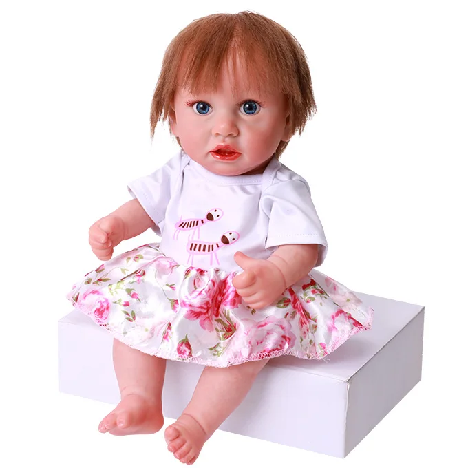 

Реалистичная силиконовая кукла-Реборн, 12 дюймов, полностью Силиконовое тело, водонепроницаемая игрушка для девочек, подарок на день рожден...