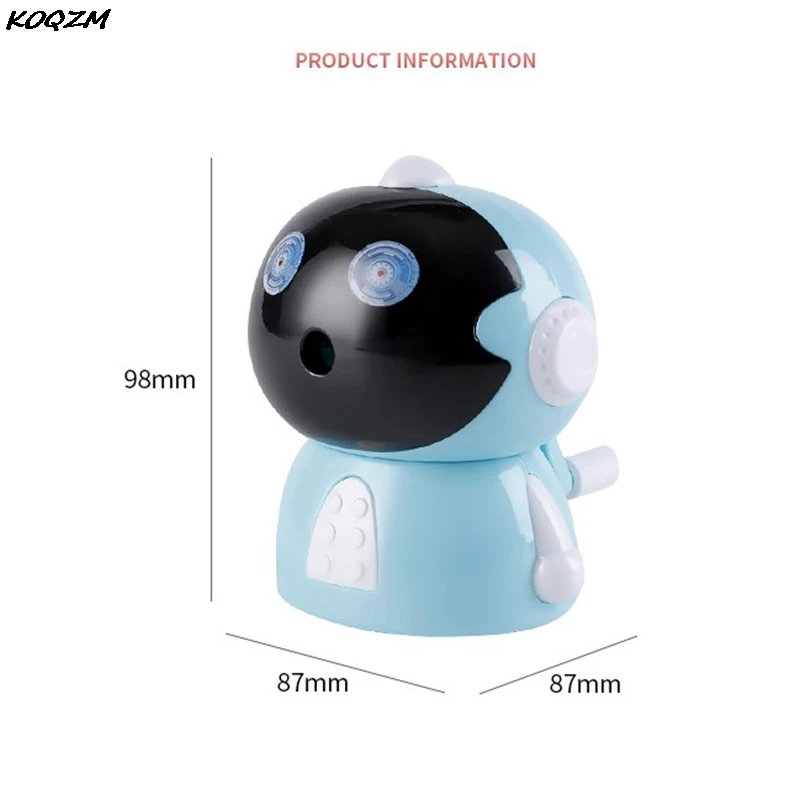 

1Pc Manual Pencil Sharpeners Cartoon Astronaut Shape Pencil Sharpener for Kids Students School Office Supplies Sharpener